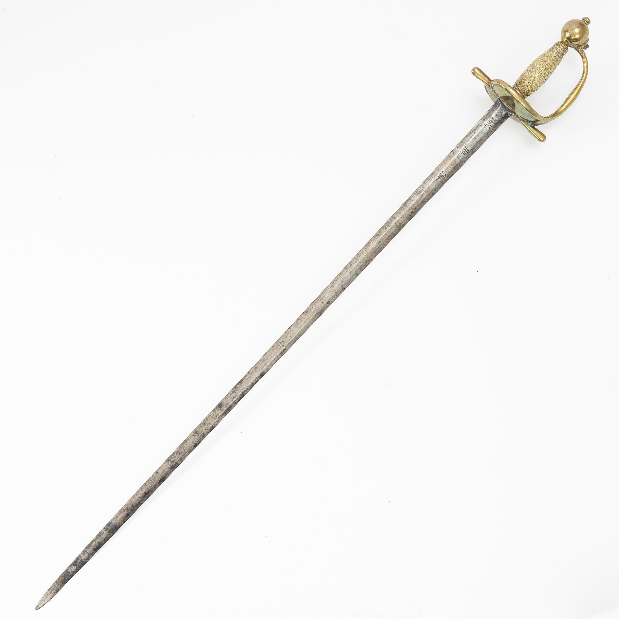 Sword m/1717 for the Life Regiment of Horse.