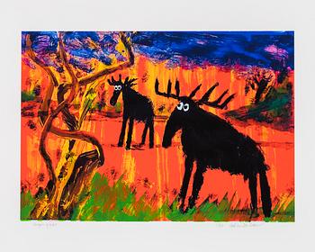 Carl Johan De Geer, "Skogen glöder".