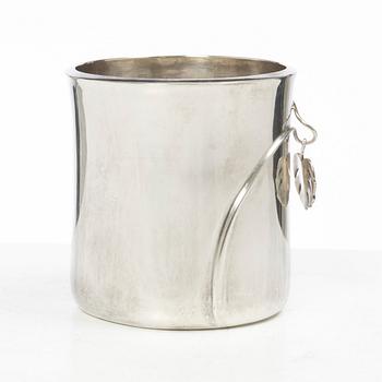 Gunnar Cyrén, bägare/vas, sterling silver, Gävle 1977.