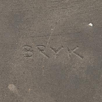 Rut Bryk, skål, stengods, signerad BRYK.