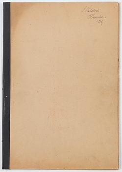 Santeri Salokivi, Konstnärsmapp innehållande sex st. Nakenstudier av Män.