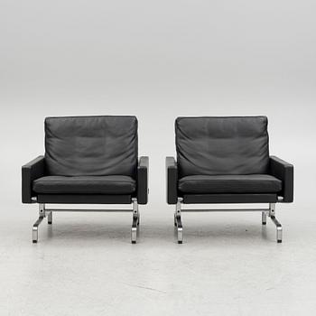 Poul Kjaerholm, fåtöljer, ett par, "PK 31", Fritz Hansen, Danmark, 2016.