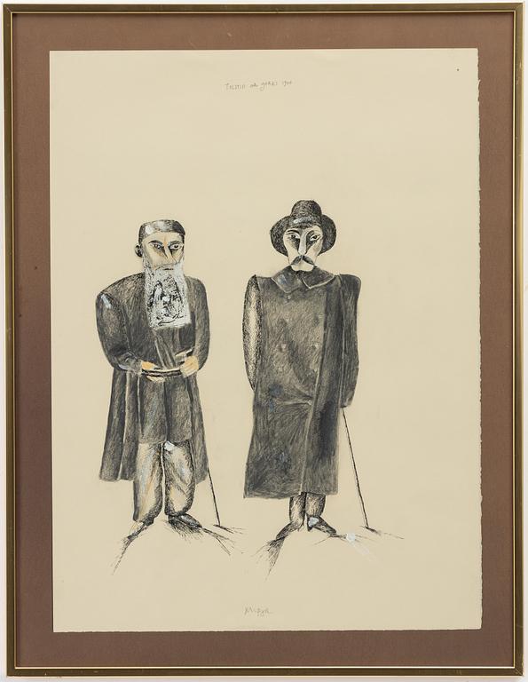 Madeleine Pyk, "Tolstio och Gorki 1900".