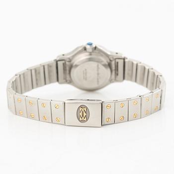 Cartier, Santos Octagon, armbandsur, 24 mm.