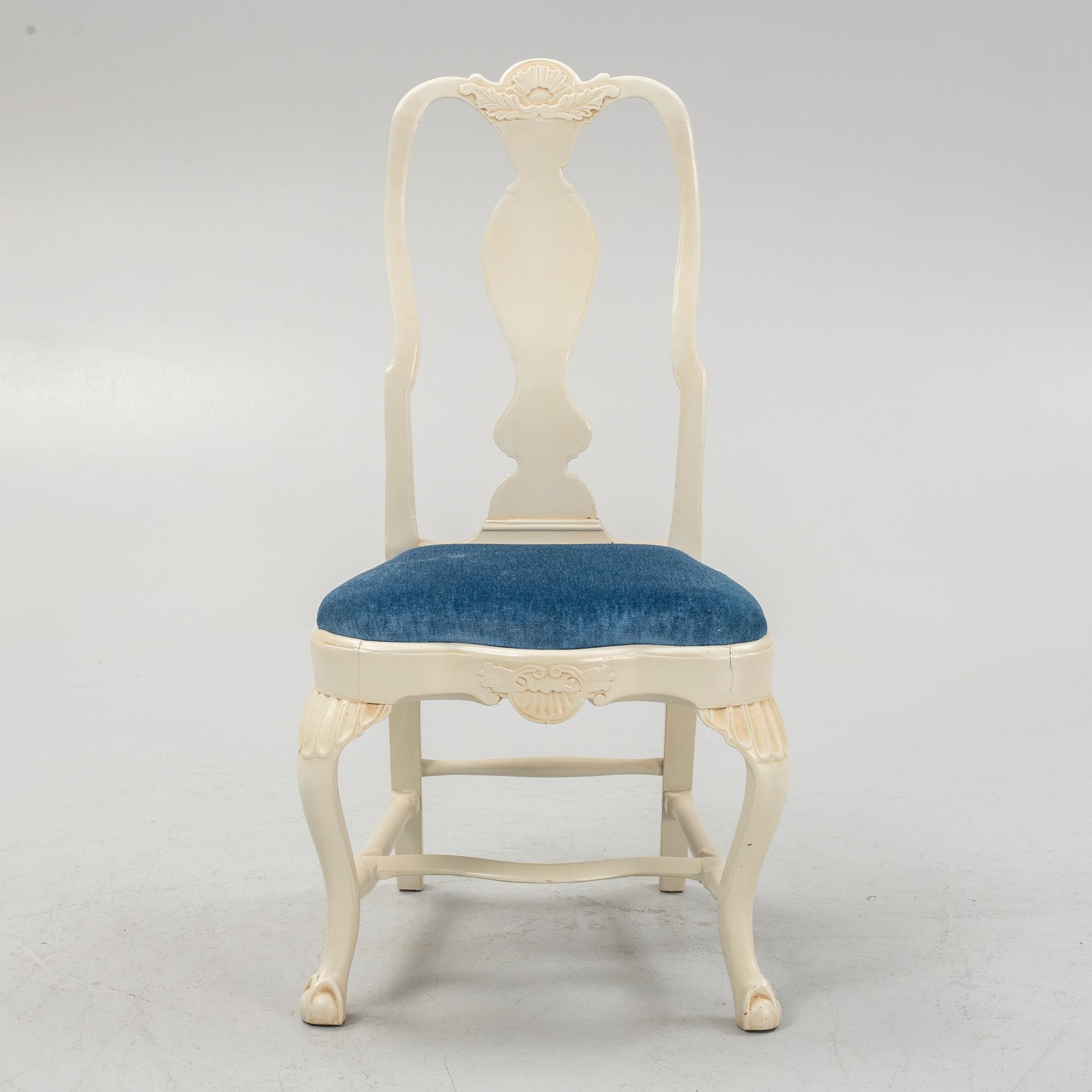 Four 18th Century Chairs.