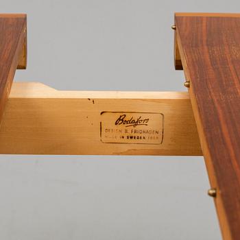 BERTIL FRIDHAGEN, a round teak dining table from Bodafors, 1958.