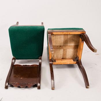 STOLAR, 4 st, biedermeierstil, ca 1900.