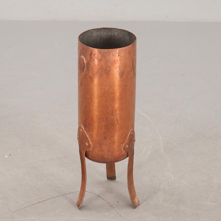 PARAPLYSTÄLL, koppar, 1900-talets mitt.