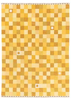 Ingrid Hellman-Knafve , a carpet, flat weave, c 235 x 170 cm, signed IHK.