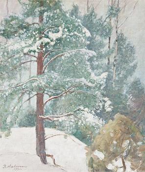 240. Pekka Halonen, WINTER LANDSCAPE.