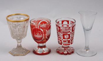 GLAS, 4 st. Bl.a Böhmen. 1800-tal.