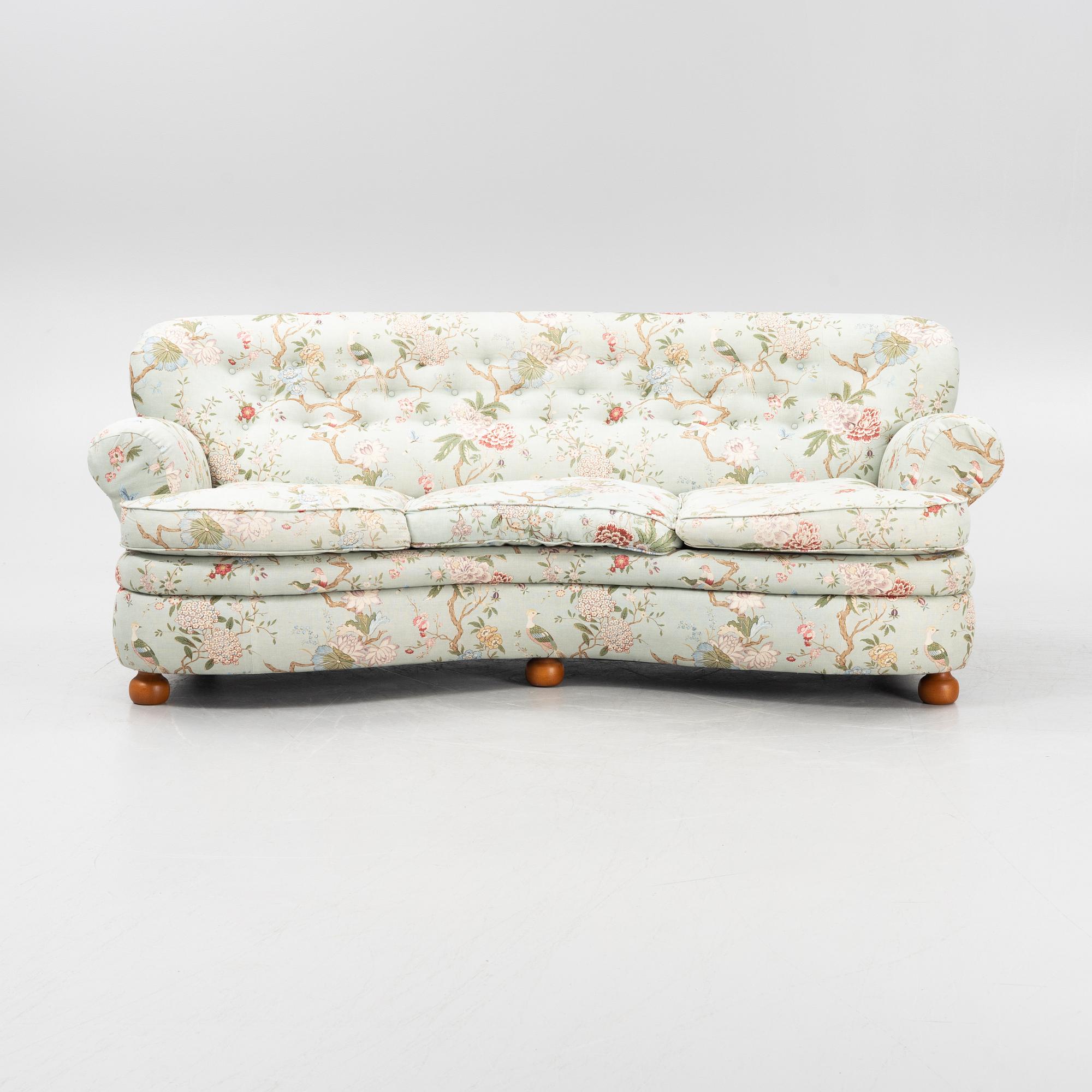 Josef Frank, soffa, modell 968, Firma Svenskt Tenn.