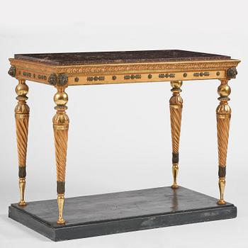A late Gustavian console table early 19 th century.