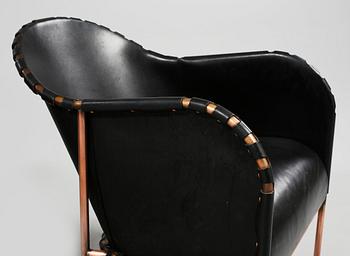 FÅTÖLJER, ett par, "Bruno", Mats Theselius, Källemo, formgivna 1997.