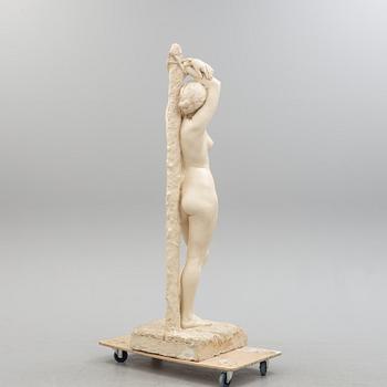 GUSTAF MALMQUIST, skulptur, gips, signerad.