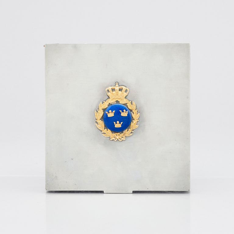 Firma Svenskt Tenn, a pewter box, Stockholm 1933.