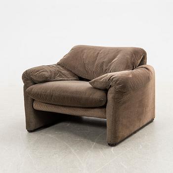 Vico Magistretti, fåtölj "Maralunga", för Cassina sent 1900-tal.