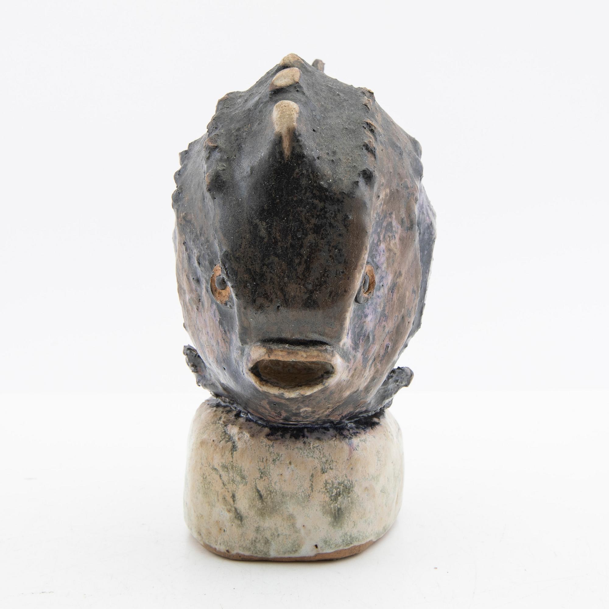 Gunnar Hansson, figurine, Fish.