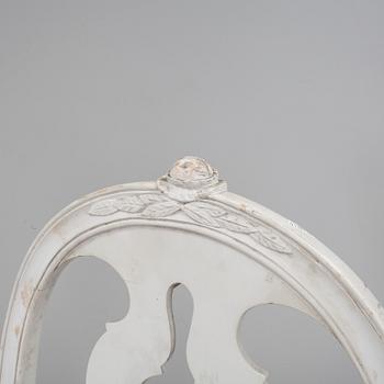 MATSALSGRUPP, 9 delar, gustaviansk stil, 1900-talets andra hälft.