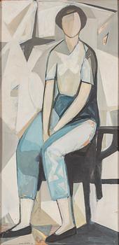 BERTIL BERNTSSON, oil on masonite, signed Bertil Berntsson and dated 1953.