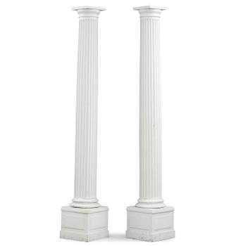 314. A pair of columns, France, 19th century.