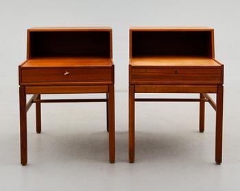 SÄNGBORD, 1 par, "Casino", Sven Engström & Gunnar Myrstrand, Tingströms, 1900-talets andra hälft.