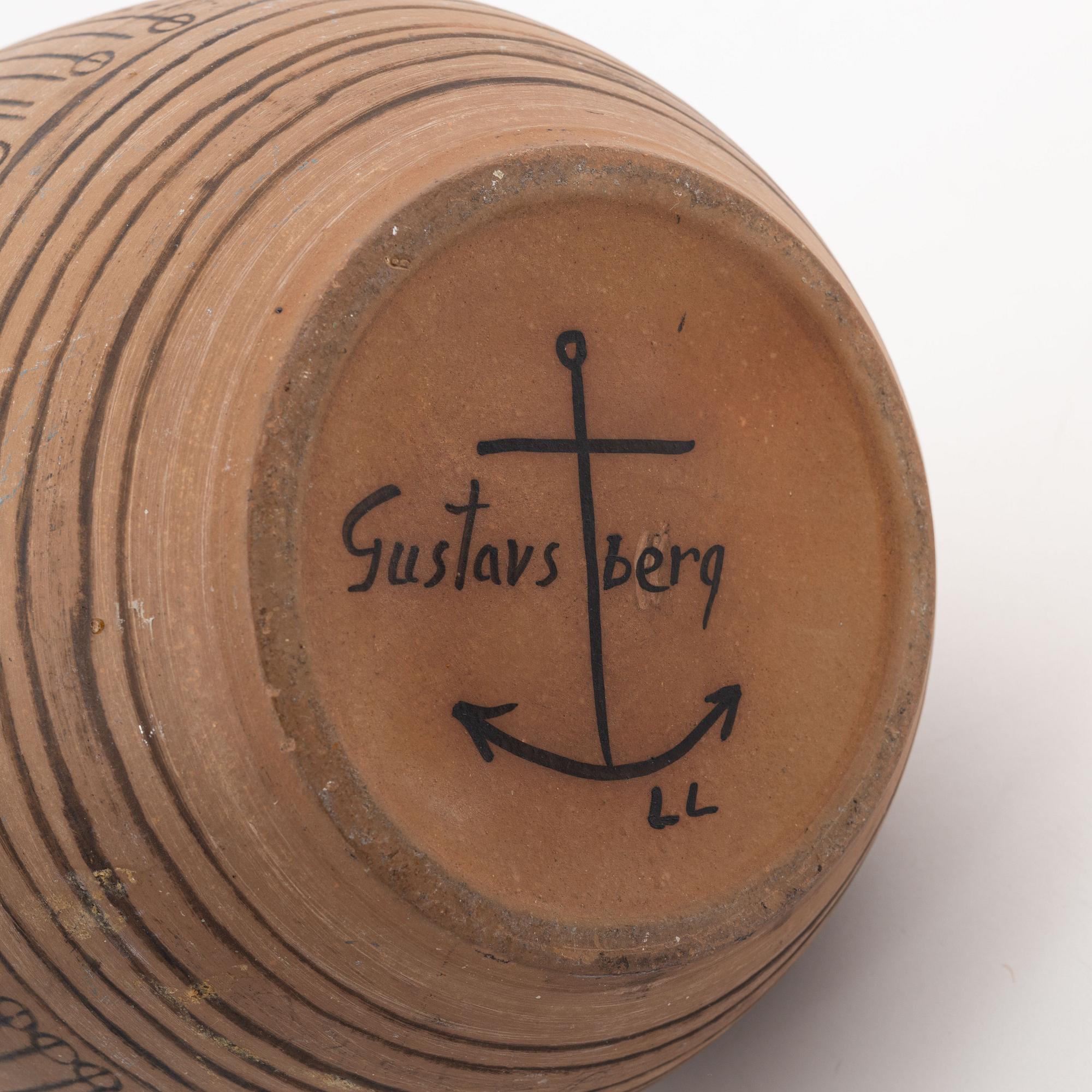 Lisa Larson, a stoneware vase, Gustavsberg.