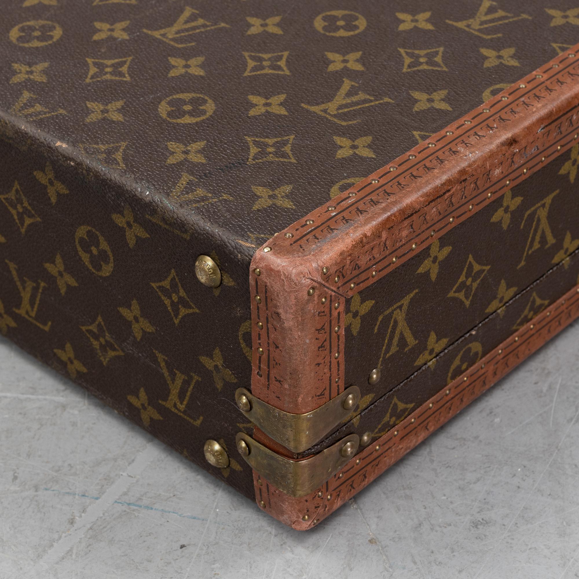 Louis Vuitton, a monogram canvas briefcase, 1970's.