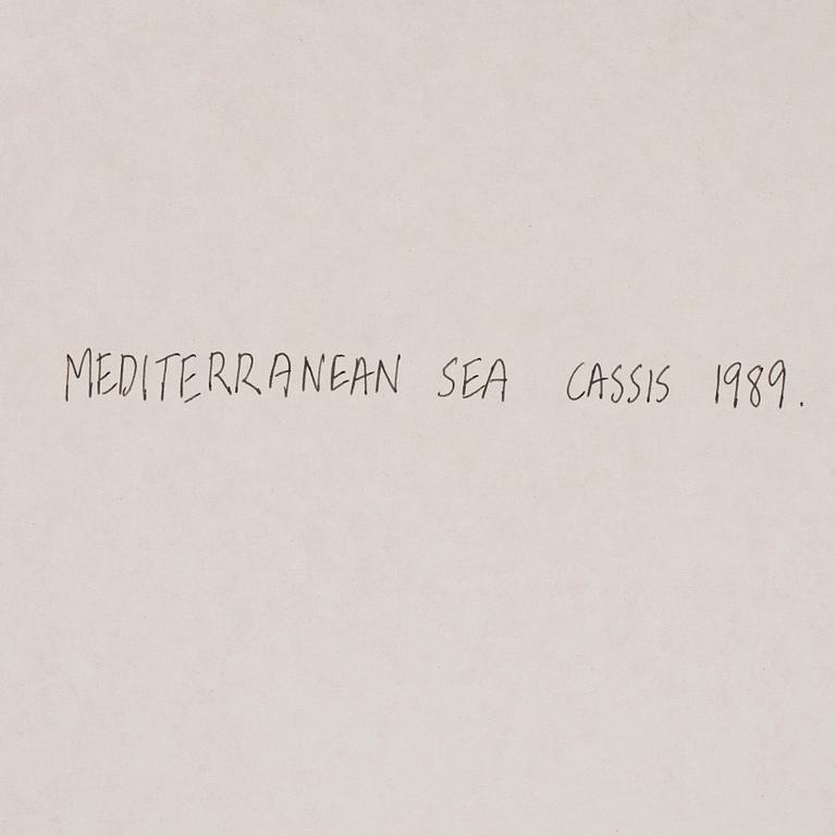 Hiroshi Sugimoto, "Mediterranean Sea Cassis 1989".