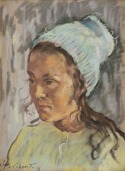 838. Lotte Laserstein, Portrait of Linnea.