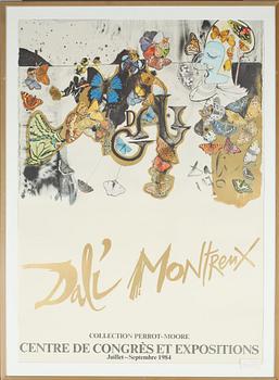 AFFISCHER, 3 st, efter Salvador Dali, Joan Miró och Marc Chagall, sent 1900-tal.