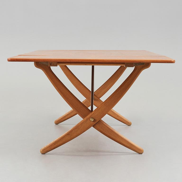 Hans J. Wegner, matbord med klaffar, Andreas Tuck, AT-314, Danmark 1950-60-tal.