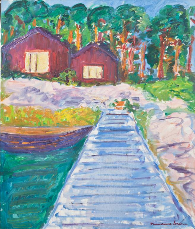 MARIANNE ÅGREN, olja på duk signerad.