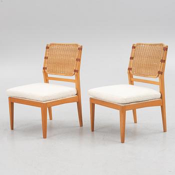 Marianne von Münchow, chairs, a pair, Swedish Handicraft.