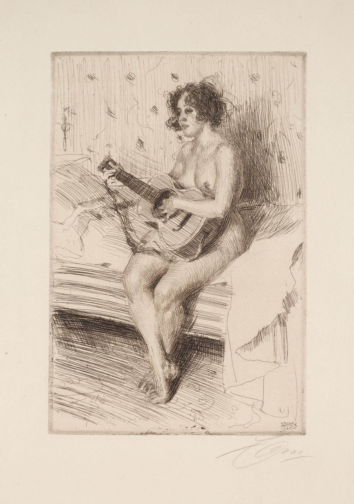 "Gittarspelerska".