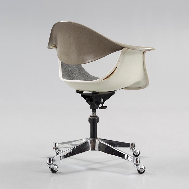 SKRIVBORDSSTOL, George Nelson, Herman Miller, formgiven 1960-tal.