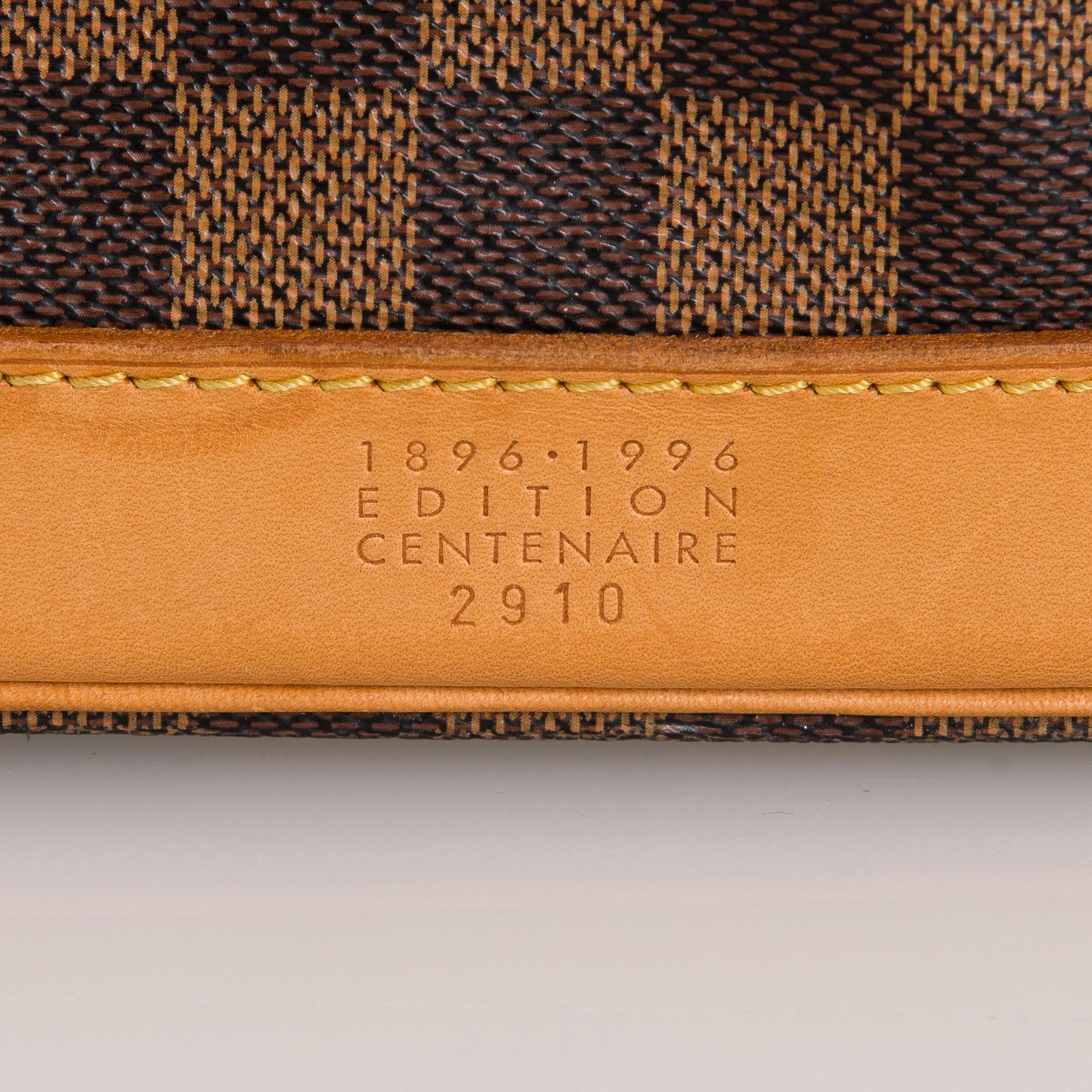 1896-1996 EDITION CENTENAIRE Louis Vuitton Louis Vuitton Vintage Damier Ebene 1896-1996 Edition  main image 3