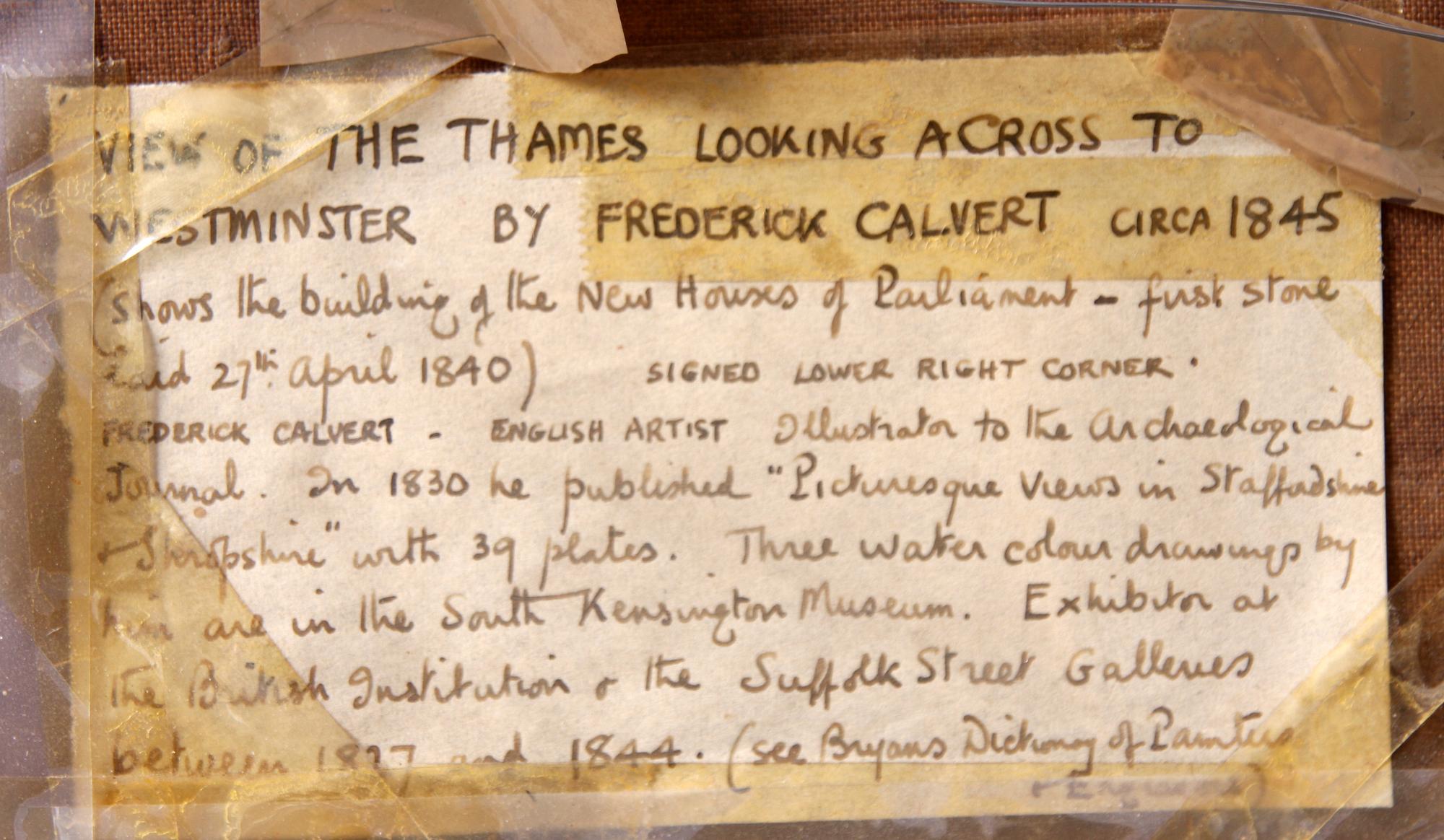 OKÄND KONSTNÄR, Frederick Calvert, hans art, olja på duk.