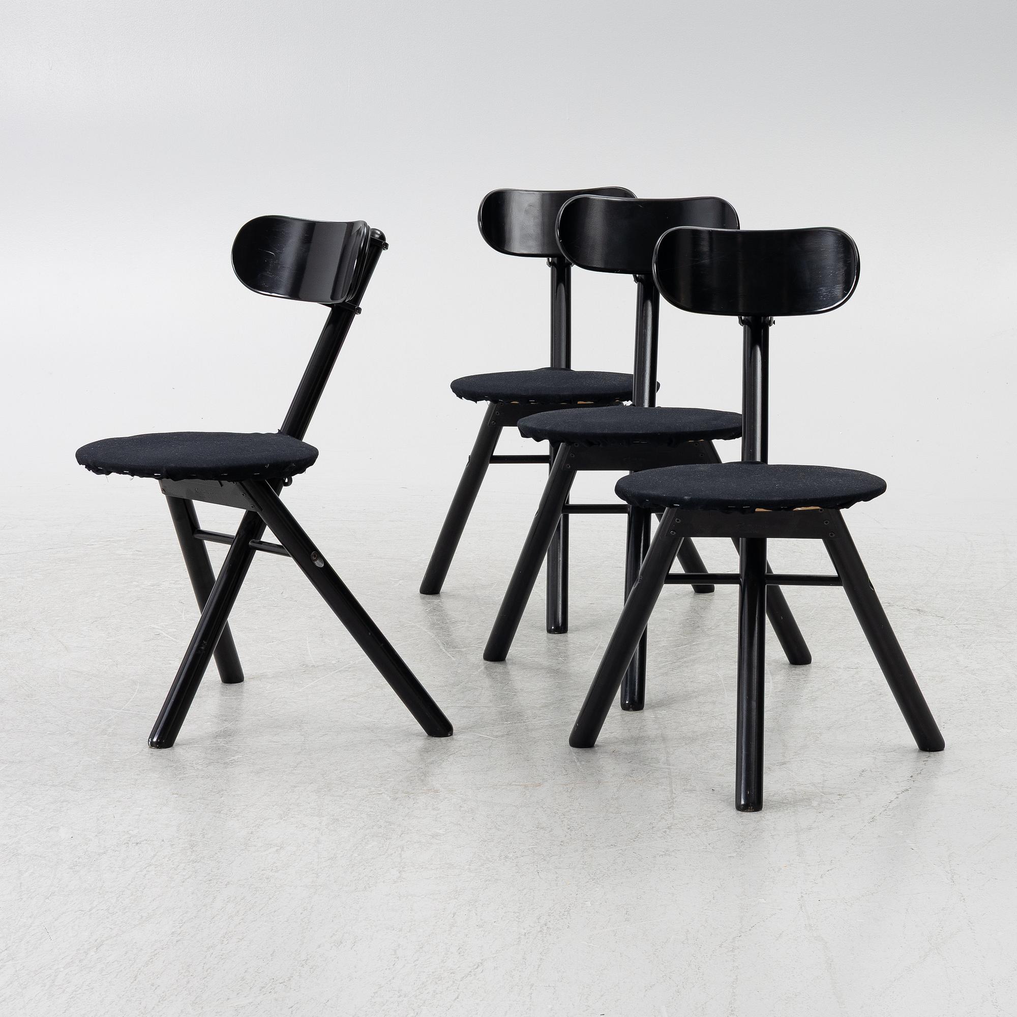 Fällstolar, 4 st, Calligaris, Italien.