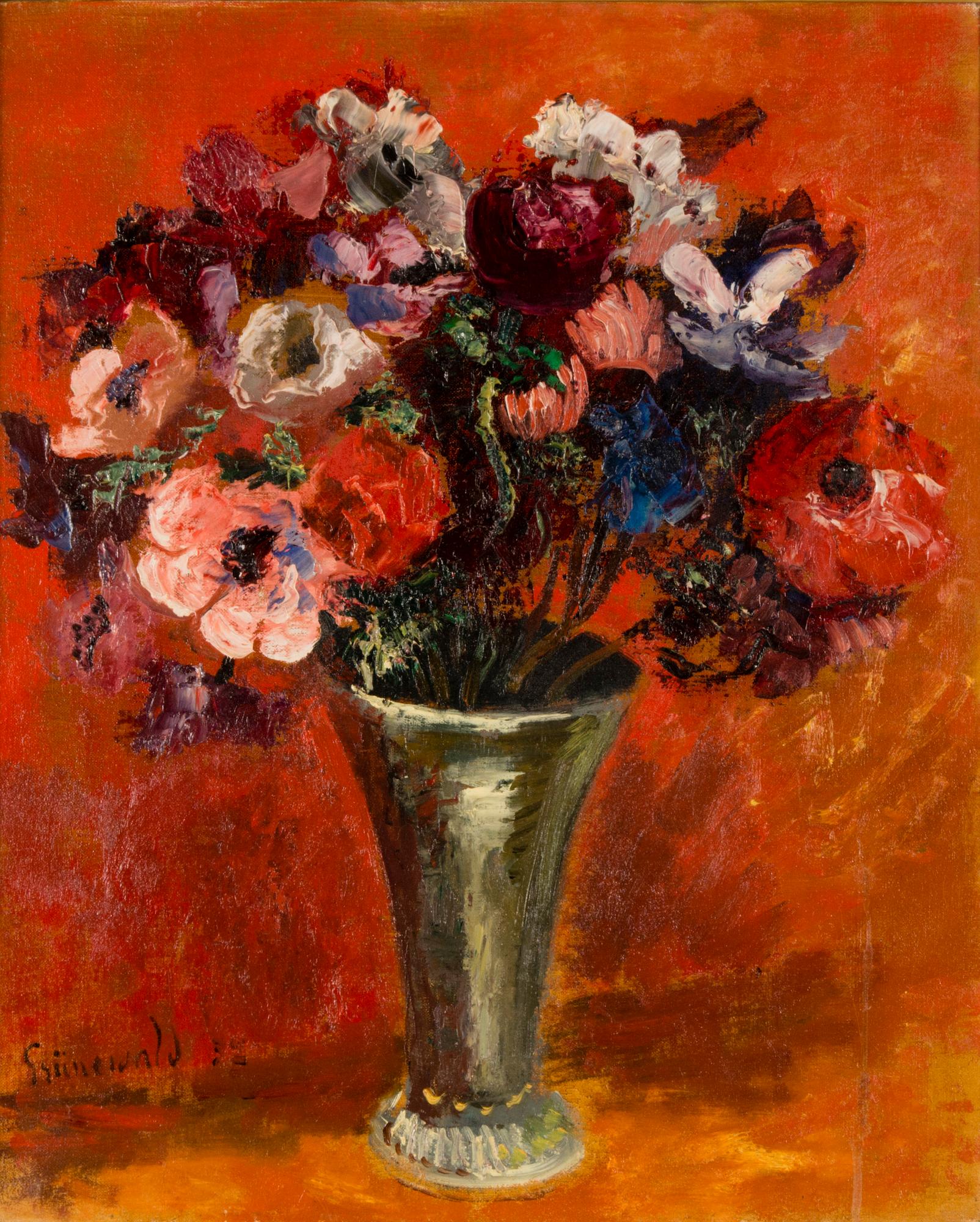 ISAAC GRÜNEWALD, BLOMVAS.