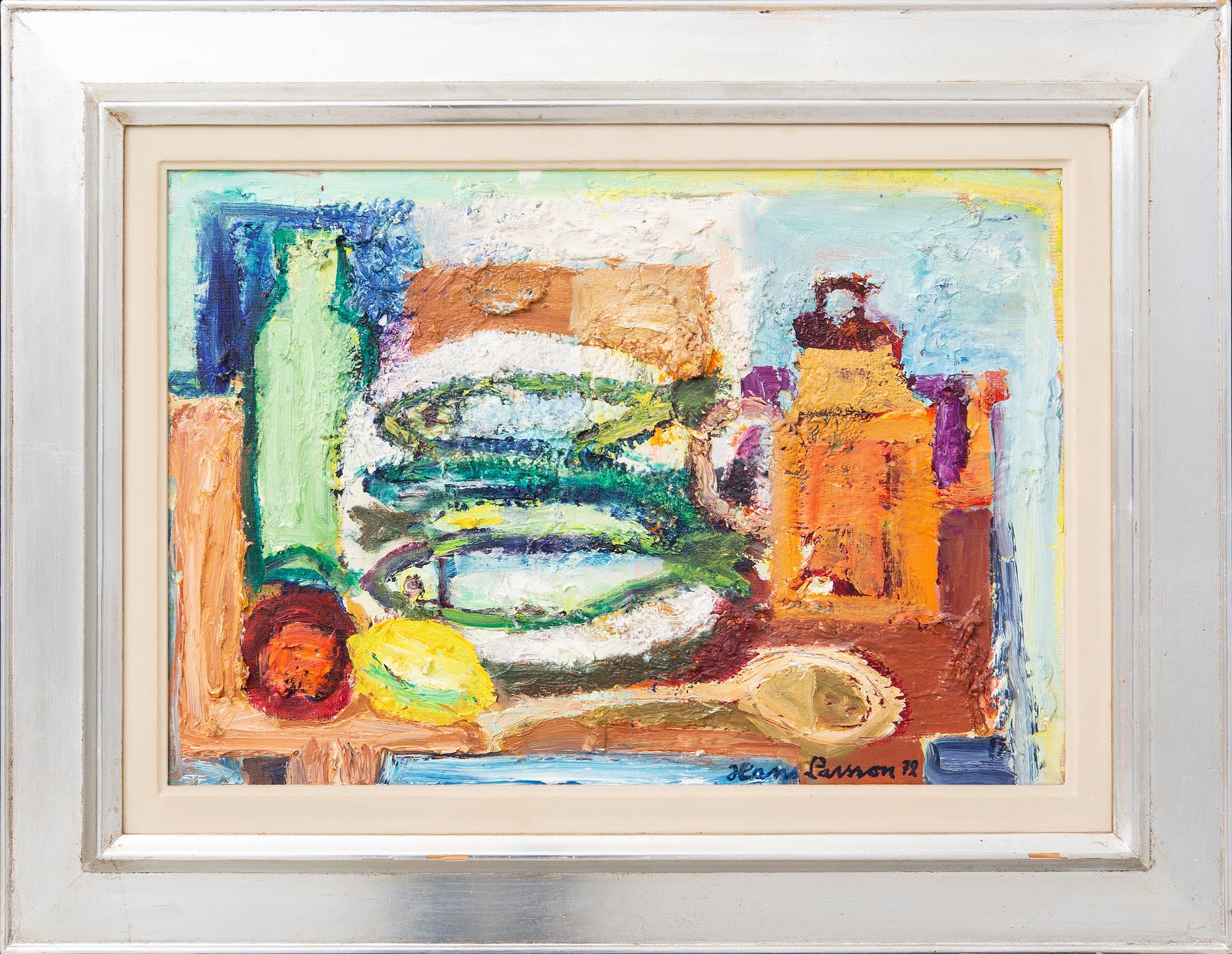 Hans Larsson, olja på duk signerad och daterad 72.