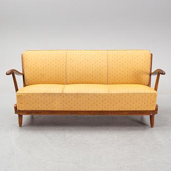Svante Skogh, soffa, Swedish Modern, Förenades möbler, Linköping, 1940-tal.