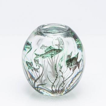 Edward Hald, Fish graal, Orrefors, mid-20th century.