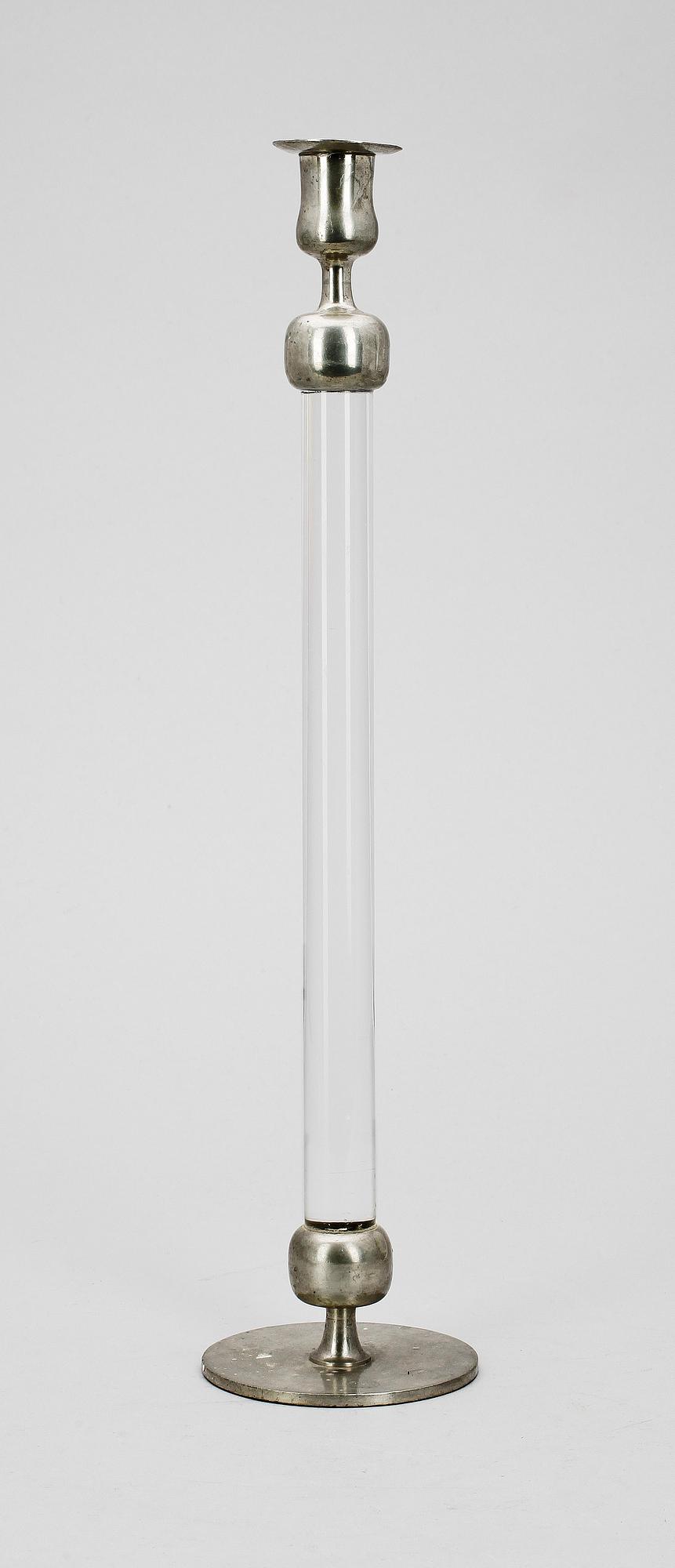 LJUSSTAKE, tenn o plexiglas, Estrid Ericson/Josef Frank, Svenskt Tenn, formgiven 1960-talet.