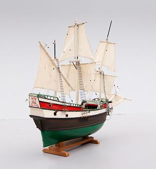 MODELLSKEPP, trä, 1900-talets första hälft.