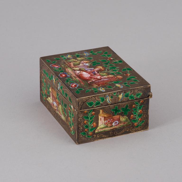 A snuff-box, Central Europe 18th/19th century.