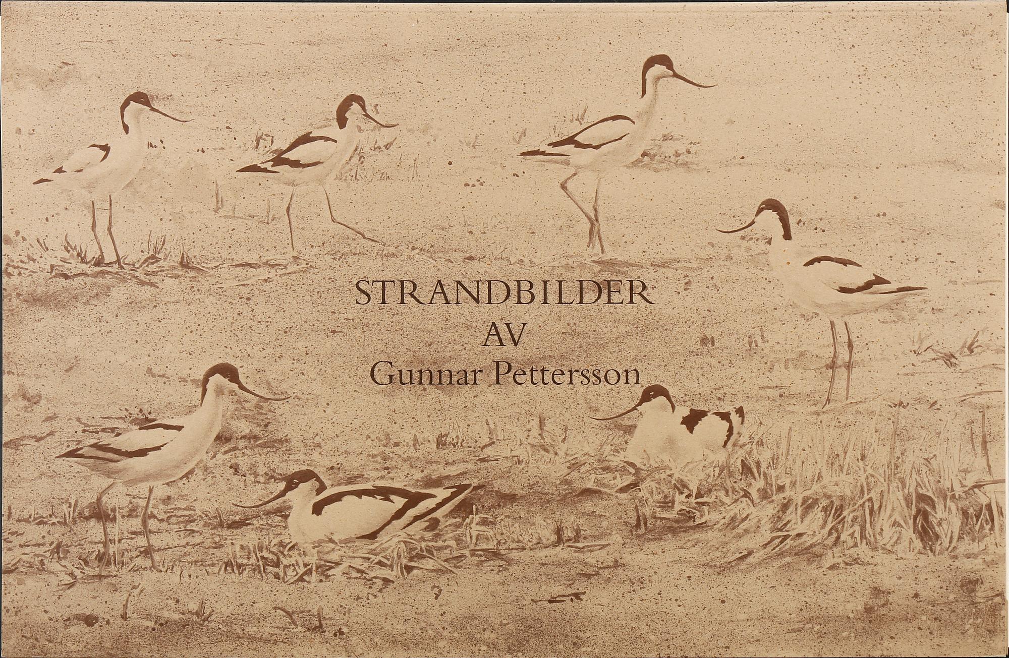 GUNNAR PETTERSSON, 4 st, färglitografier, signerade och numrerade 80/375.