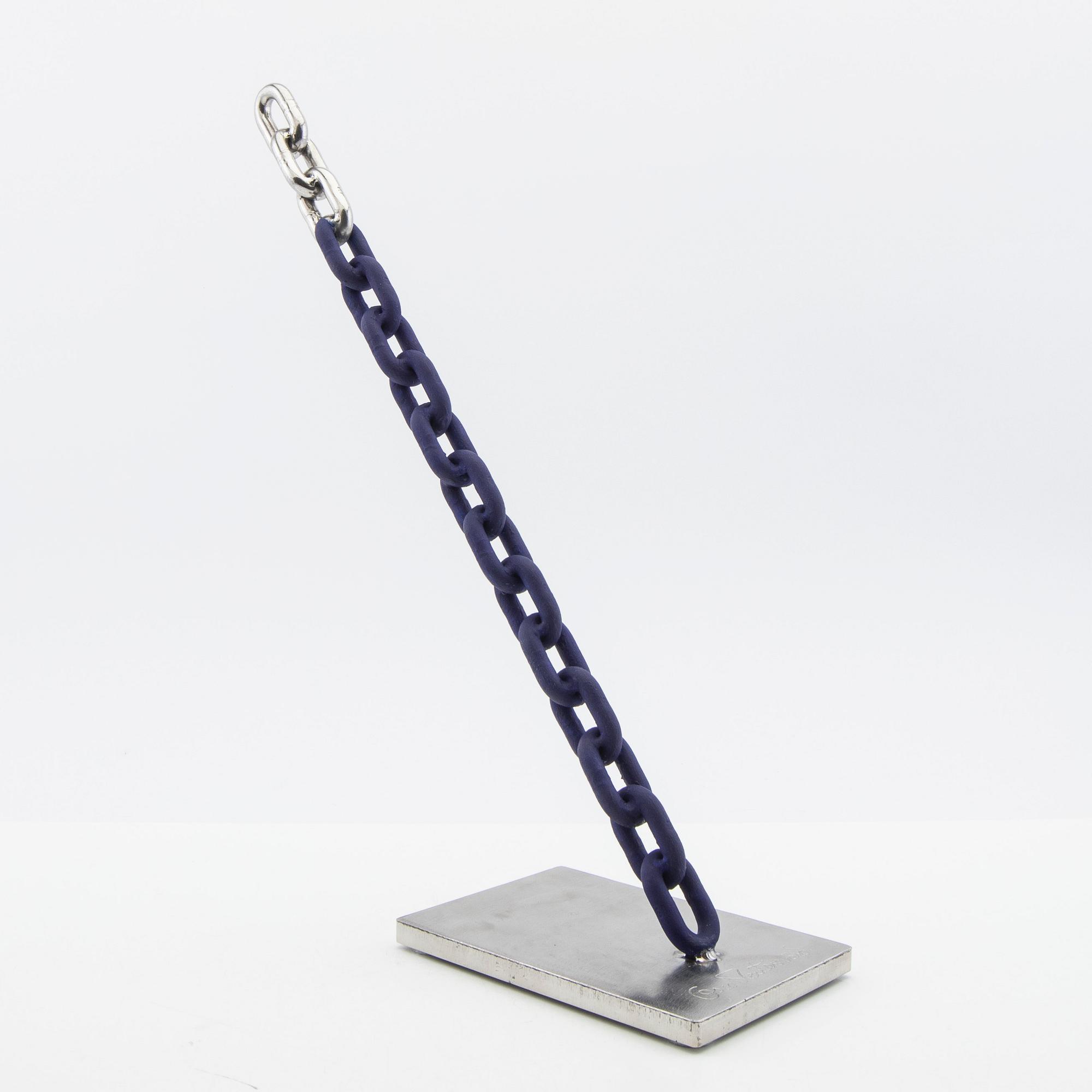 Oscar Reutersvärd, rostfritt stål.