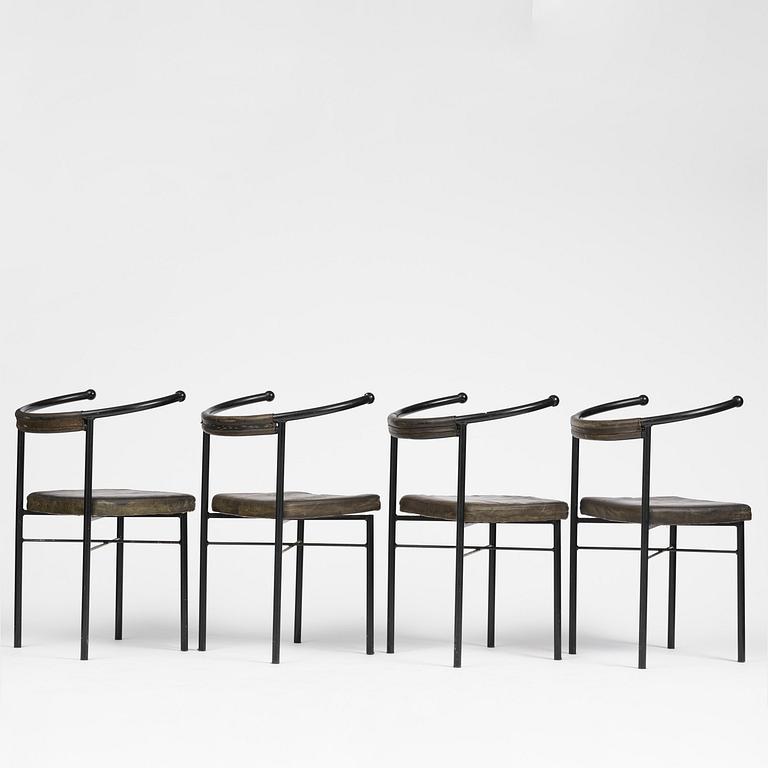Jonas Bohlin, a set of four "Point" chairs, Källemo, Värnamo, post 1985.