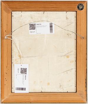 UNKNOWN ARTIST, oil on board, indistinct signare.